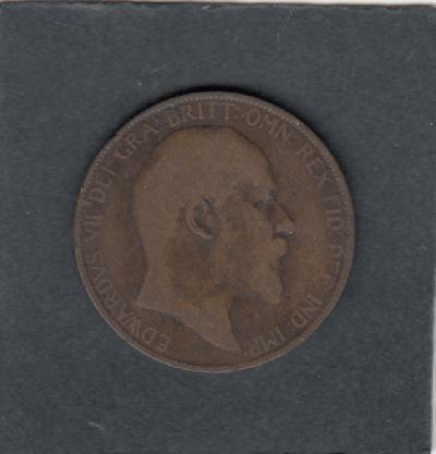 Beschrijving: 1 Penny  EDWARD VII
